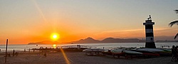 Praia da Aparecida, em Santos