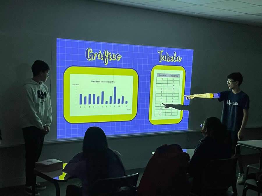 Matemática divertida: alunos de colégio de São Paulo aprendem a aplicar a estatística em atividades do dia a dia