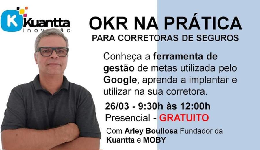 OKR na Prática para corretoras de seguros é tema de curso no Rio de Janeiro