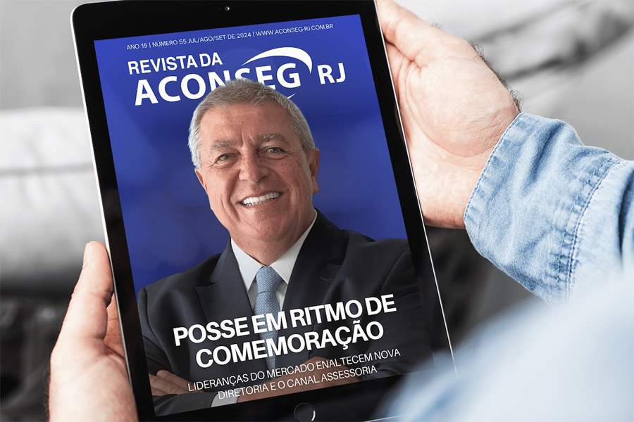 Edição 55 da Revista da Aconseg-RJ traz cobertura completa da posse da nova diretoria