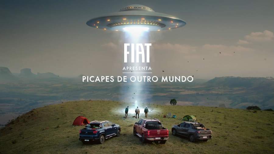 Em nova campanha, picapes da Fiat impressionam até extraterrestres