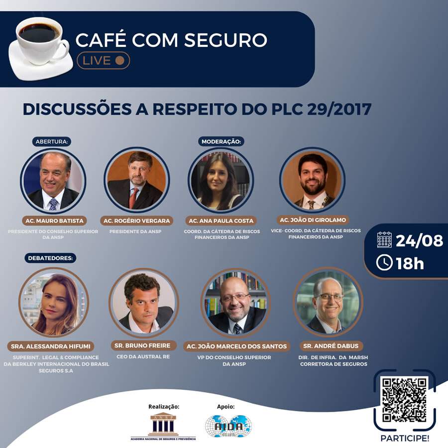 Café com Seguro - LIVE L Discussões a Respeito do PLC 29/2017