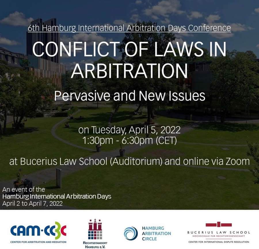 CAM-CCBC promove 6ª edição da conferência &quot;Hamburg International Arbitration Days&quot;