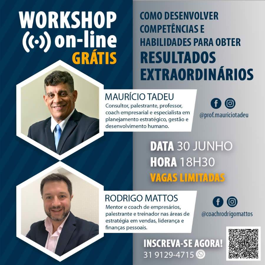 Workshop gratuito ensina caminho do sucesso no “novo normal”