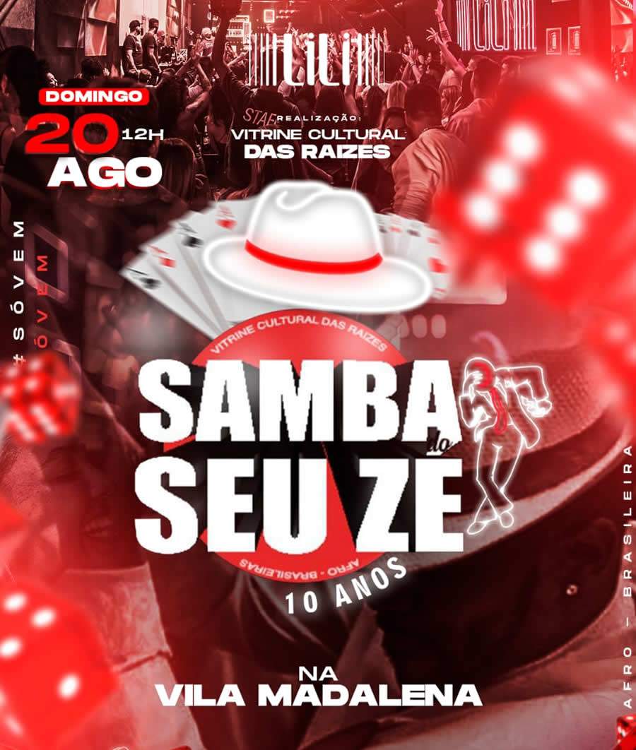 Lili Bar Será Palco Para Celebrar os 10 Anos do “Samba do Seu Zé”