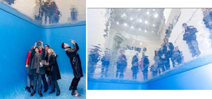 A piscina de Leandro Erlich (Swimming Pool, 1999). Versão produzida para o museu argentino Malba. Foto: Guyot/Ortiz