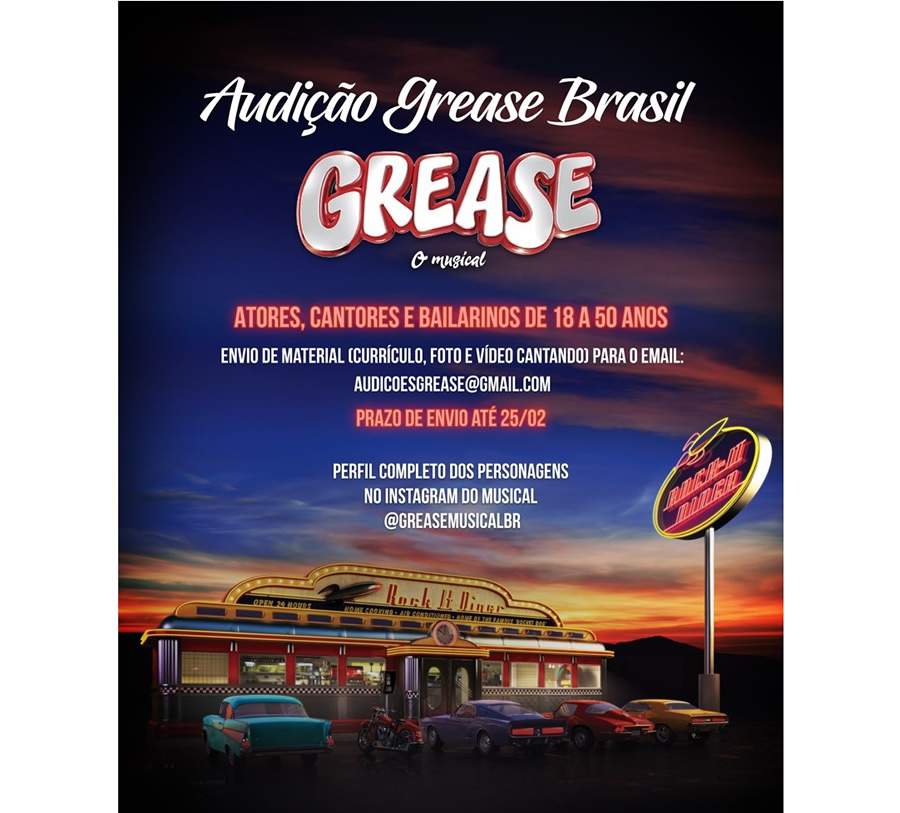 Grease – O Musical Chega Ao Brasil Em Junho Com Montagem Inédita