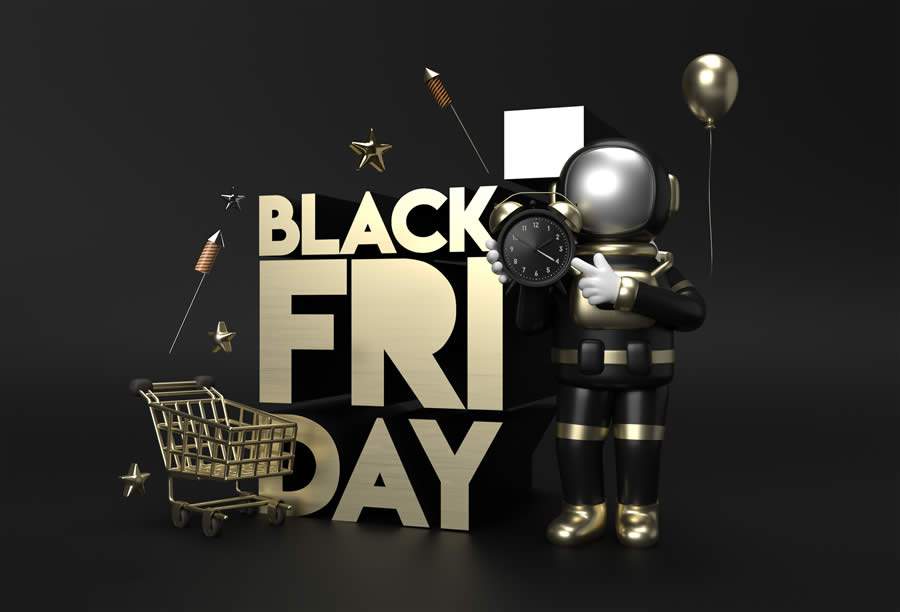 A Black Friday é realizada anualmente sempre na última sexta-feira de novembro - Freepik