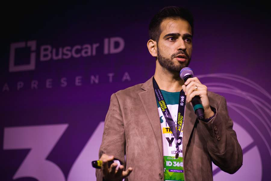 Fundador da Buscar ID, Rodrigo Nascimento, no evento ID360 - Divulgação