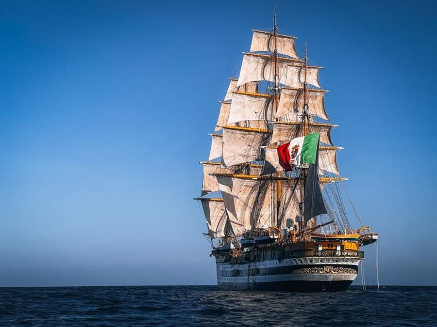 Foto divulgação do veleiro Amerigo Vespucci