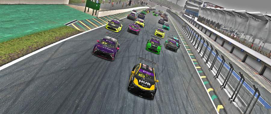   A temporada 2024 do campeonato virtual da Stock Car começou em grande estilo (IRB Esports)  