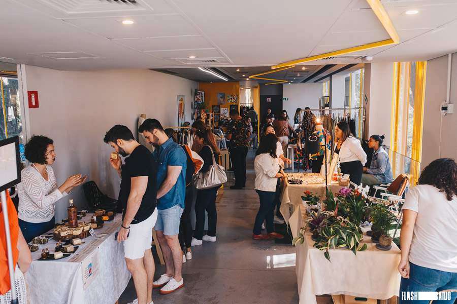 Foto da 3ª edição da Feira Criativa Mente, realizada em 2019 na Casa Tegra. Créditos: Flashbang