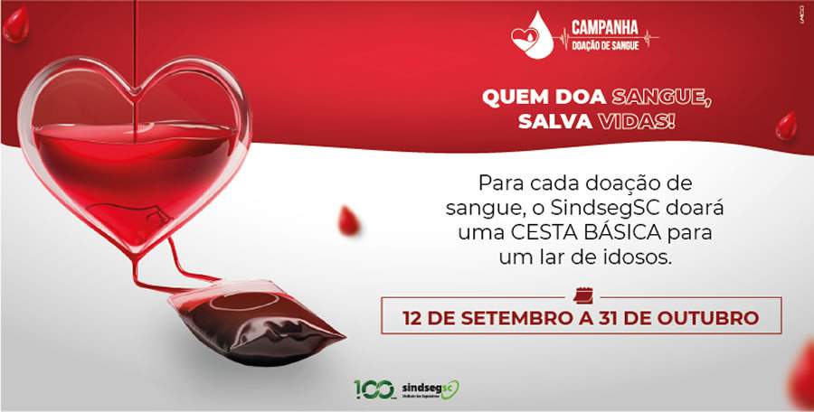 SindsegSC promove 5º edição da campanha Doação de Sangue