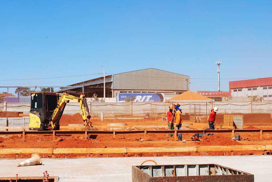 Canteiro de obras da MRV em Goiânia - Divulgação