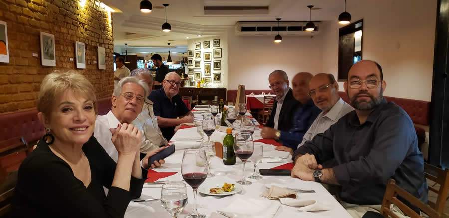 O jantar de setembro reuniu, mais uma vez, a confraria carioca – Foto: Divulgação