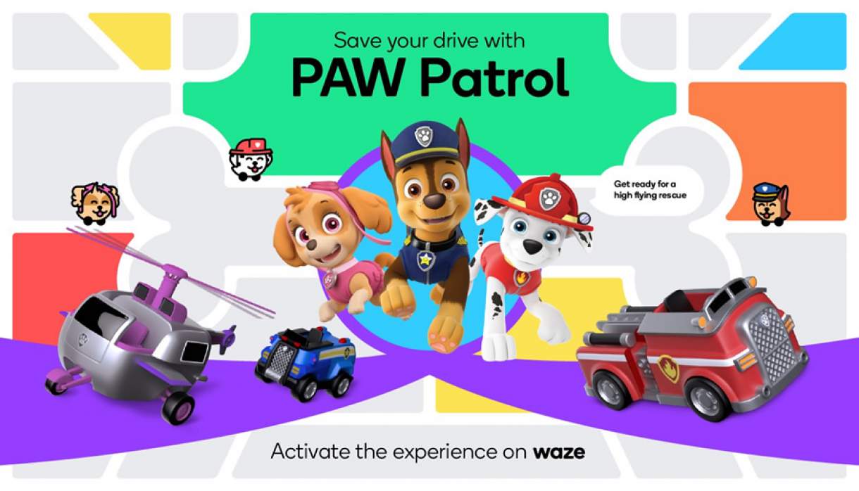 Personagens do desenho Patrulha Canina são as novas vozes do Waze | SEGS  Portal Nacional de Seguros, Saúde, Info, Ti, Educação