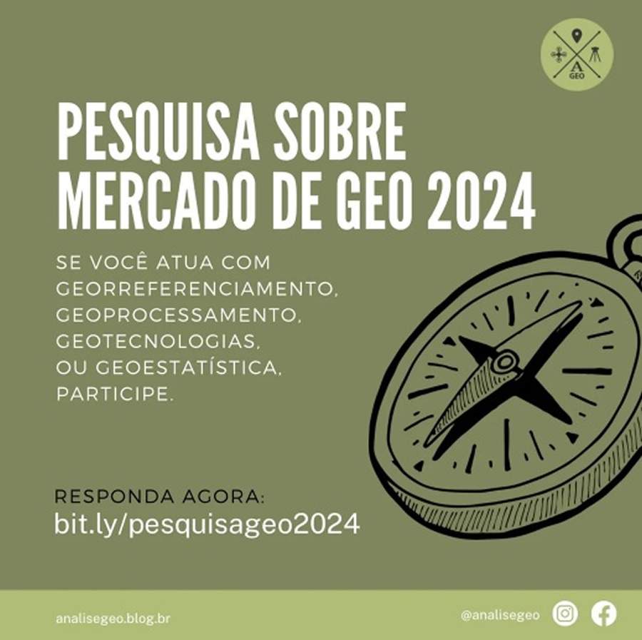 Pesquisa sobre Mercado de Geo identifica atuação e desafios profissionais