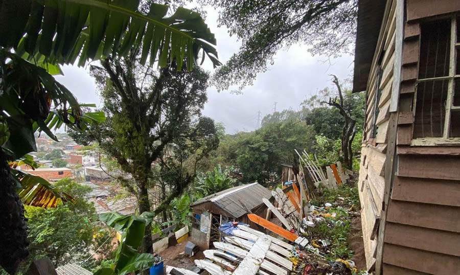  No Rio Grande do Sul, 17.399 pessoas foram afetadas pelo evento climático, segundo a Defesa Civil do estado (foto: Defesa Civil do RS)