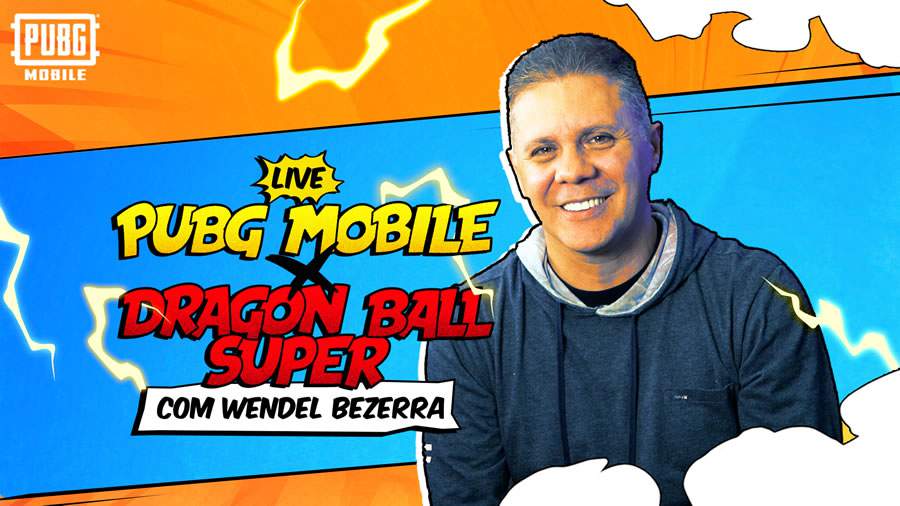 PUBG MOBILE convida Wendel Bezerra para um super papo animado, em comemoração à segunda colaboração de Dragon Ball