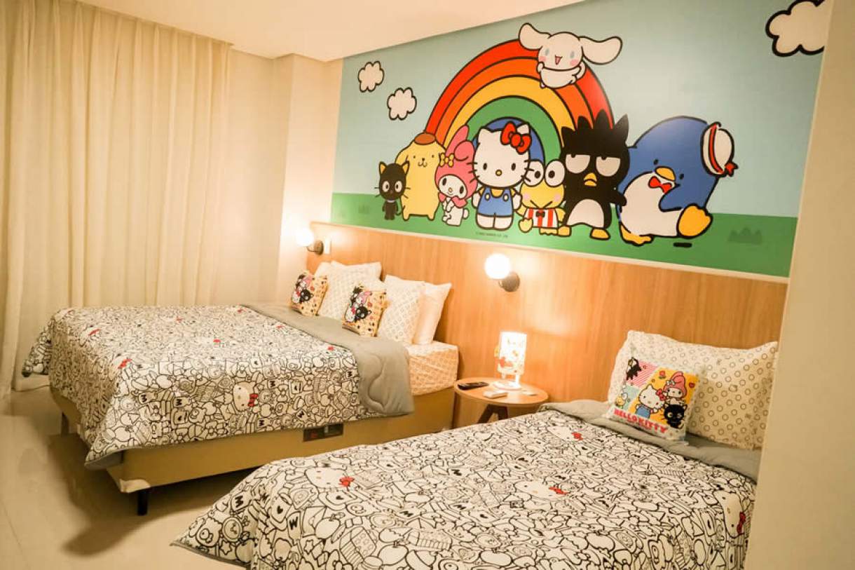 Primeiros quartos temáticos de Hello Kitty & Amigos chegam ao