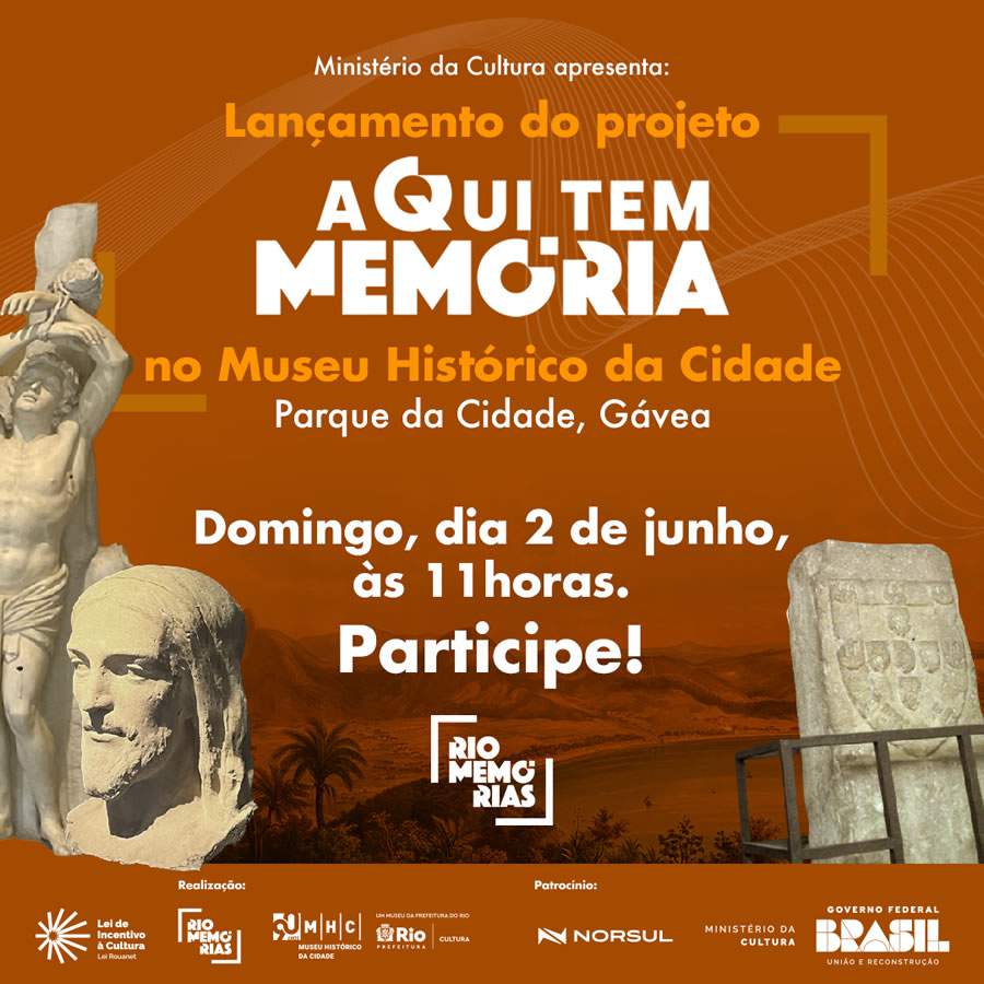 Projeto “Aqui tem Memória” lança nova etapa em celebração aos 90 anos do Museu Histórico da Cidade