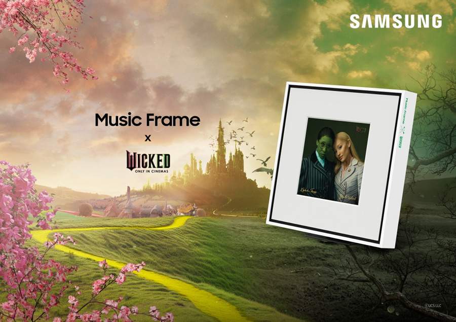 Music Frame WICKED Edition, da Samsung. Imagem ilustrativa.