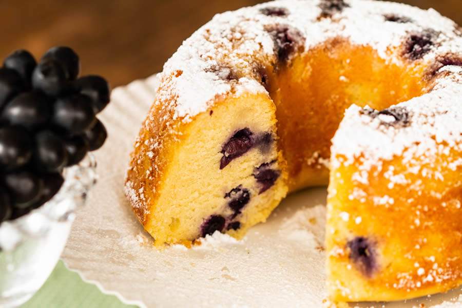 Bolo de Queijo Cremoso e Uva - Divulgação Mimo