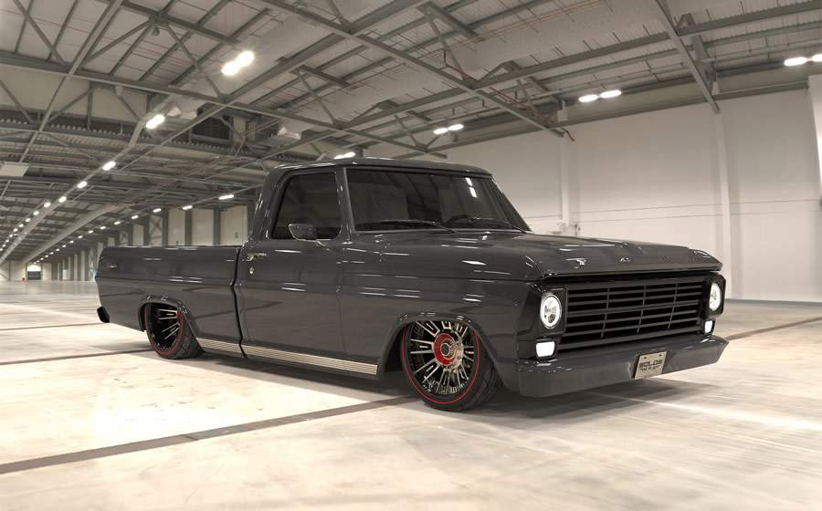 Ford Solomon Lunger Custom 1969 F-100 Clyde - Crédito: Divulgação Ford Motor Company