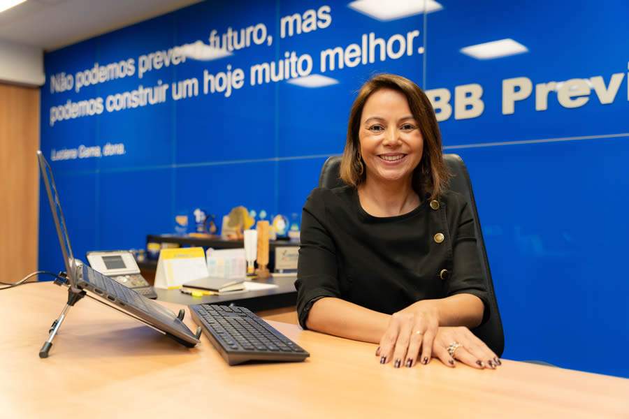 Ana Cristina de Vasconcelos, Superintendente de Operações e Relacionamento com Clientes | Foto: Comunicação BB Previdência