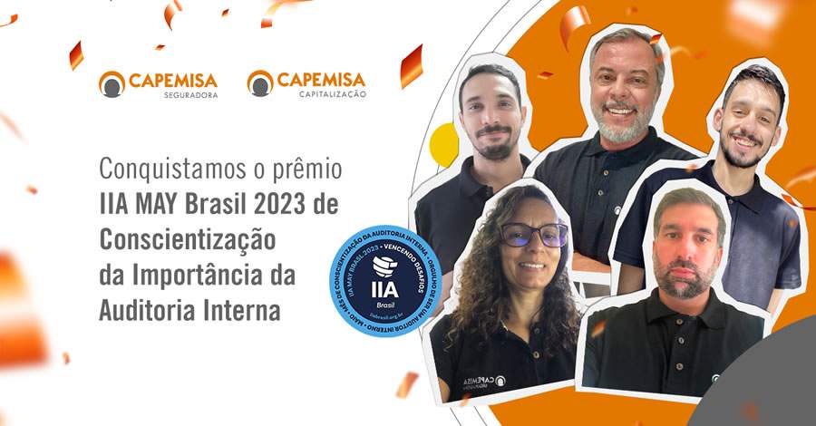 CAPEMISA conquista prêmio internacional de auditoria IIA MAY Brasil