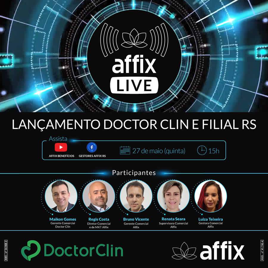 Affix anuncia parceria com a Doctor Clin no Rio Grande do Sul