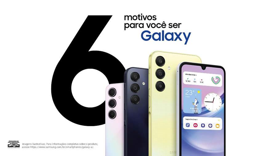 Campanha &quot;6 Motivos Para Ser Galaxy&quot; elenca os benefícios de escolher um smartphone Samsung Galaxy