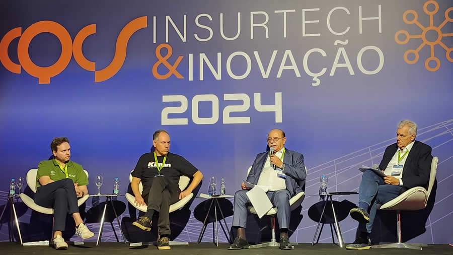 Pedro Freitas, presidente da allseg, participou de painel no Cqcs Insurtech &amp; Inovação - Crédito: Divulgação allseg 