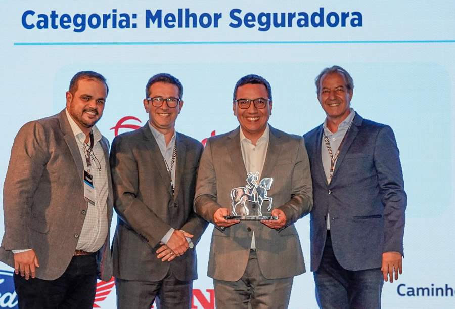 Executivos Bradesco Seguros durante o prêmio