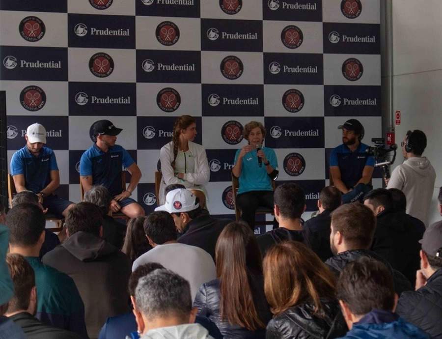 Bia Haddad Maia participa de bate-papo com ex-tenista Patrícia Medrado durante o Prudential Open | Divulgação