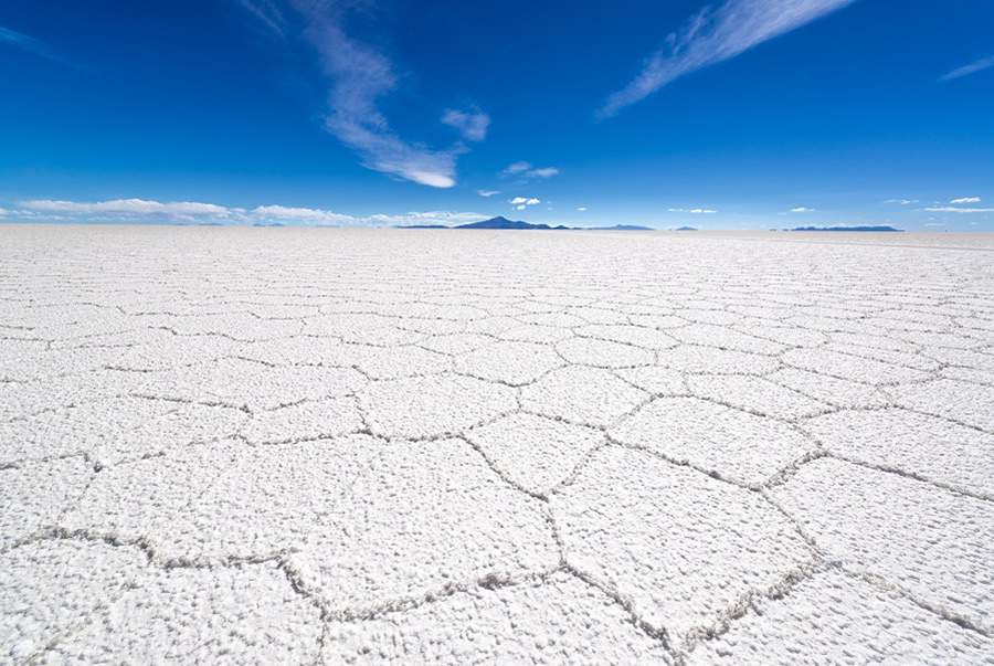 Salar de Uyuni, na Bolívia