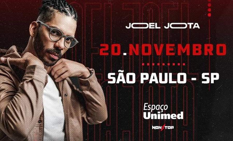 Joel Jota se apresenta em grande evento no Espaço Unimed