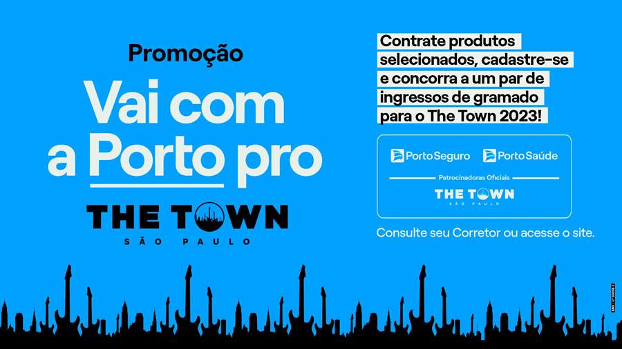 “Vai com a Porto para o The Town 2023” sorteia ingressos para o festival