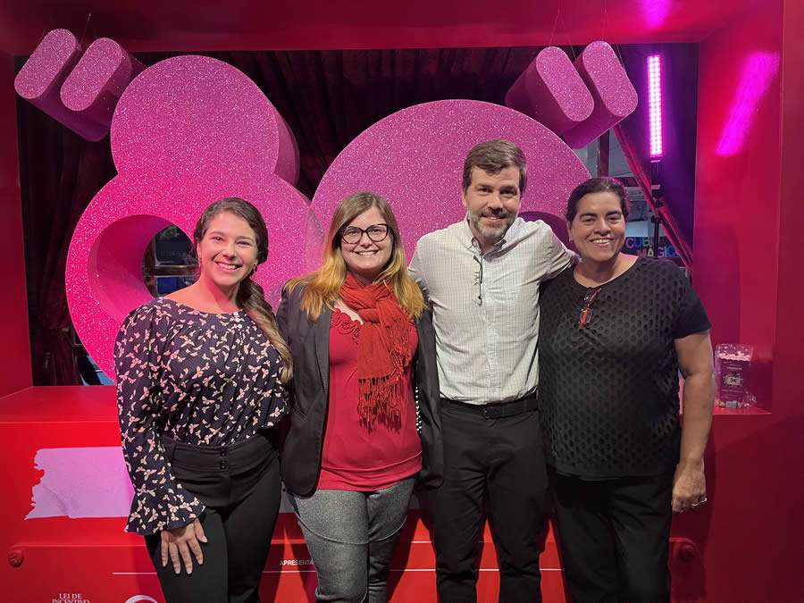 Julia Rampini e Cristiana Velloso, do Instituto Phi, e Thereza Gerhard e Rafael Sother, da Rede D´Or - Crédito das fotos – Divulgação / Instituto Phi