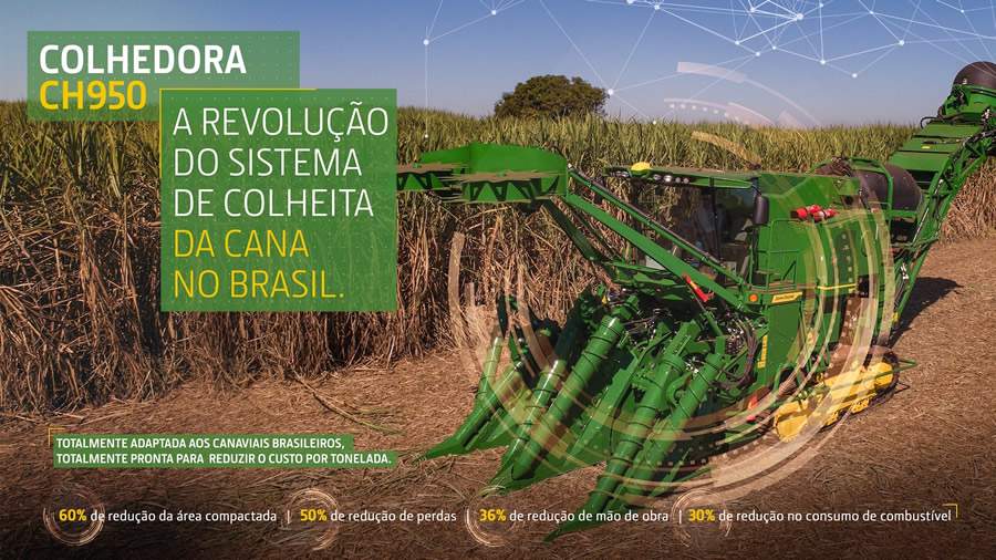 John Deere, lançamento CH950 - A Revolução na Colheita