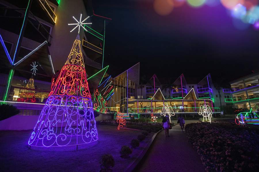 Natal das Luzes Encantadas até 05 de janeiro no Recanto Cataratas (Divulgação)