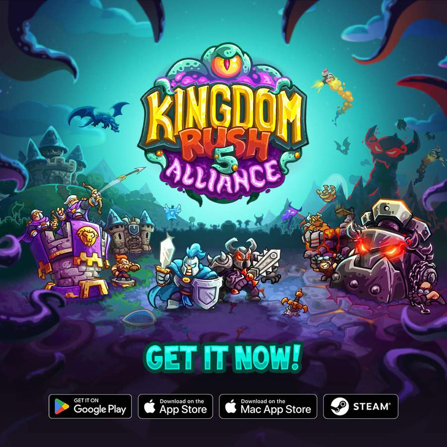 Kingdom Rush 5: Alliance é lançado oficialmente