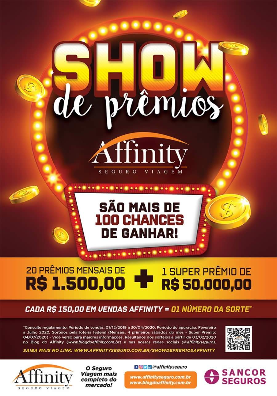 Show de Prêmios: Affinity vai sortear R$ 200 mil para agentes e corretores