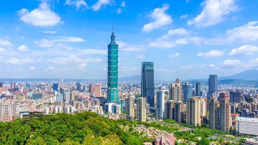 Vista panorâmica da cidade de Taipei com o prédio Taipei 101 - Créditos Divulgação