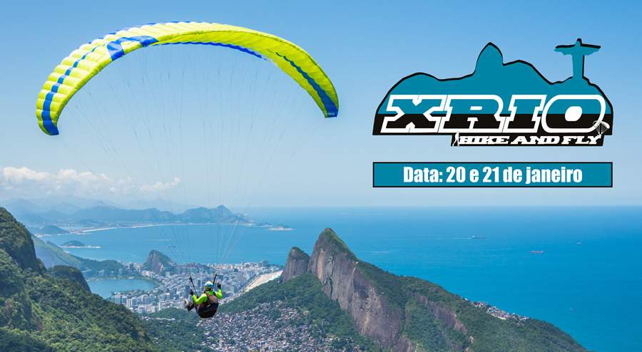 Foto (Divulgação) Atletas retornam ao solo de paragliding