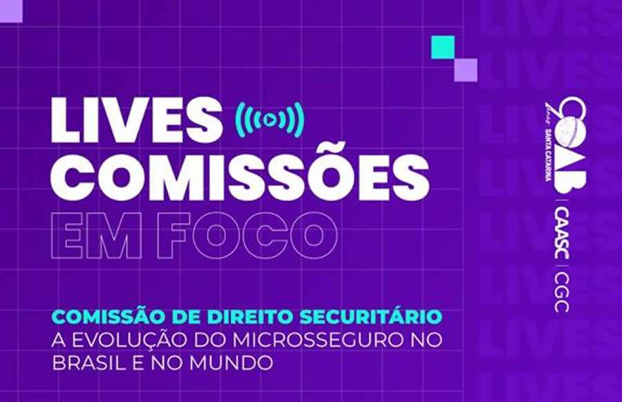 O presidente do CVG-RJ e da ANM, Edson Calheiros, participa da live da Comissão de Direito Securitário da OAB-SC