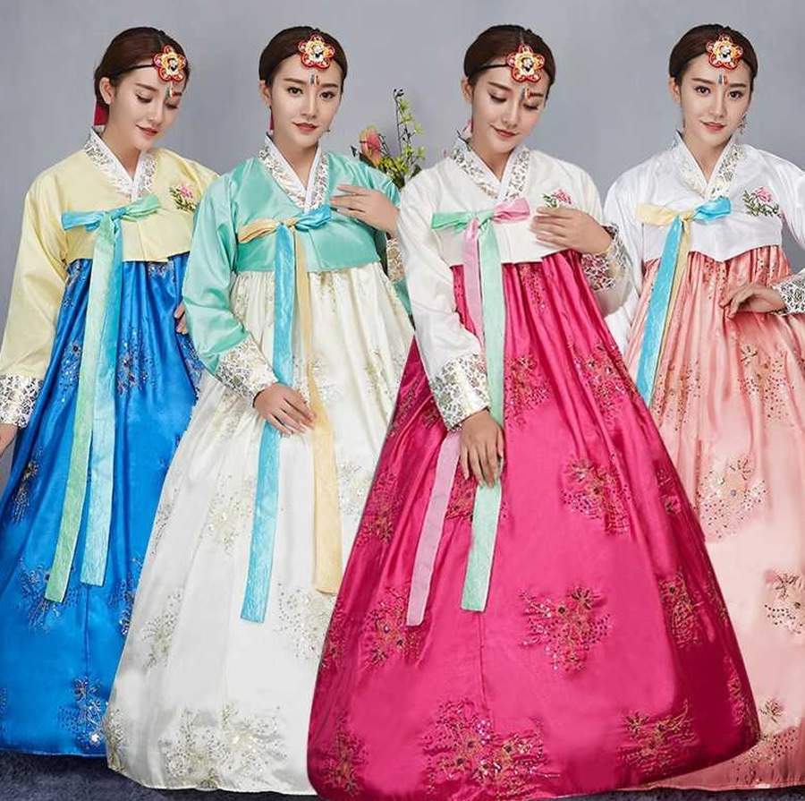 Hanbok. roupa tradicional coreana