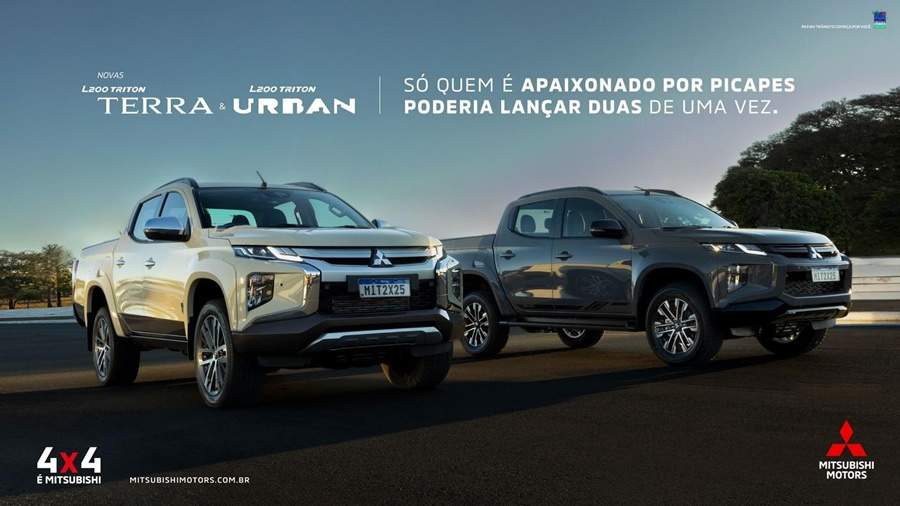 Mitsubishi Motors apresenta nova Campanha “Paixão por Picapes”, focada nas séries especiais da L200 Triton: Terra e Urban