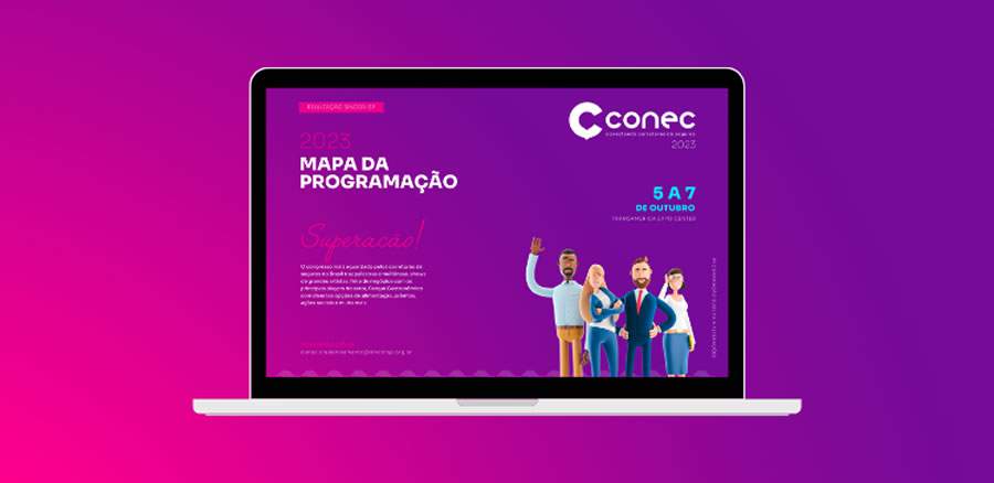 Sincor-SP divulga Mapa da Programação do Conec 2023, que tem como tema “Superação”