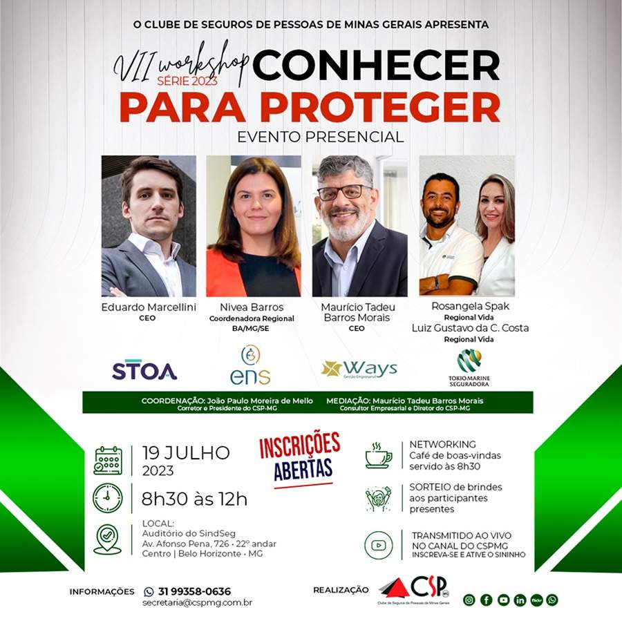 CEO da STOA ministra palestra em Workshop promovido pelo CSP-MG